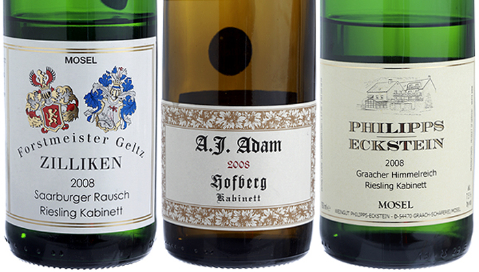 Riesling from Germany, Kabinett style