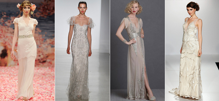 Wedding Gown Trends for 2014: Great Gatsby Inspired