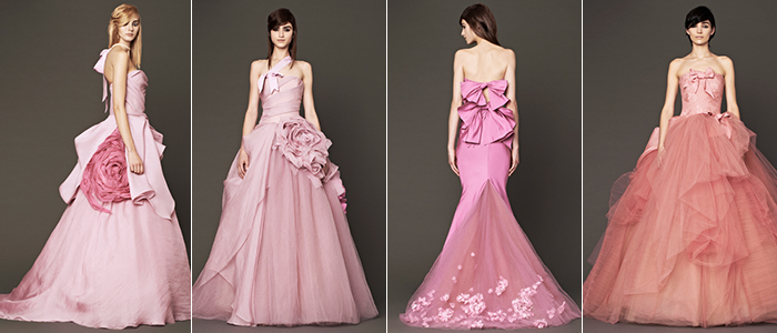 Bridal Fashion Week Fall 2014 | Pretty in Pink