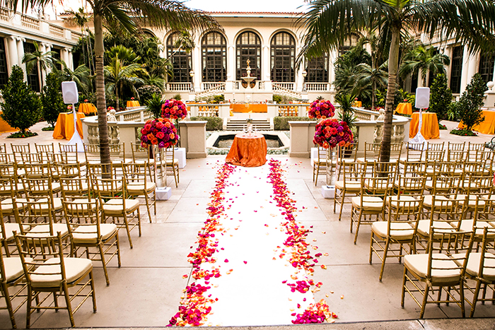 Wedding Event Showcase: Mediterranean Courtyard at The Breakers