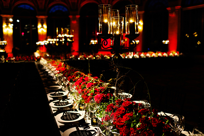 #Halloween Addams Family-themed wedding Welcome Dinner... 