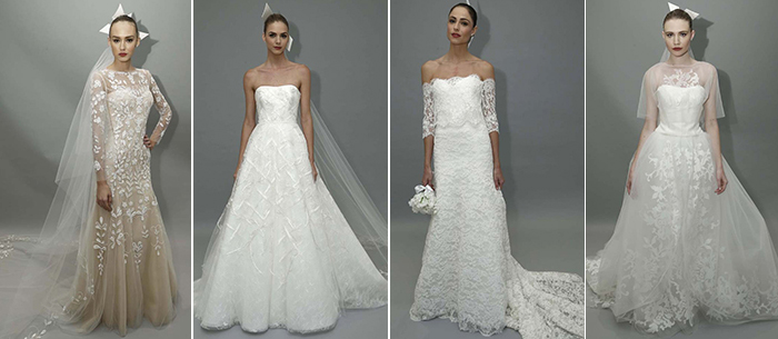 Bridal Fashion Week: Fall 2015 Wedding Gown Inspiration  - Carolina Herrera 