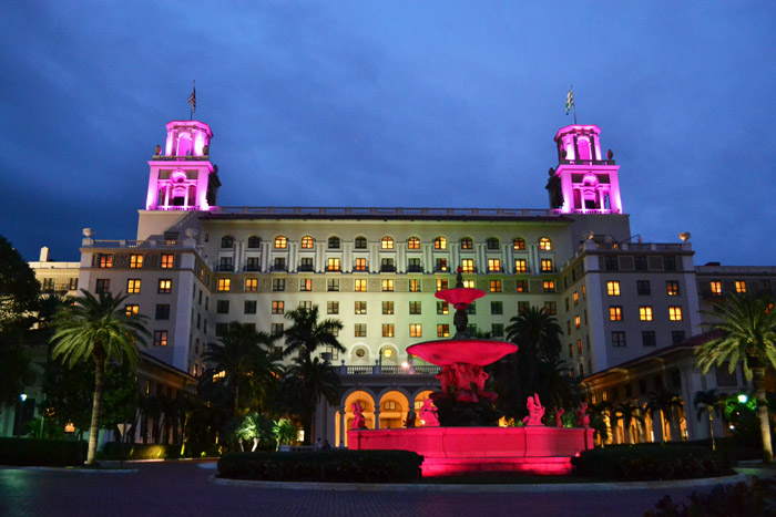 The Breakers Palm Beach Goes Pink