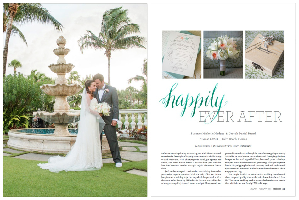 Real Wedding: Michelle & Joe in Mississippi Magazine