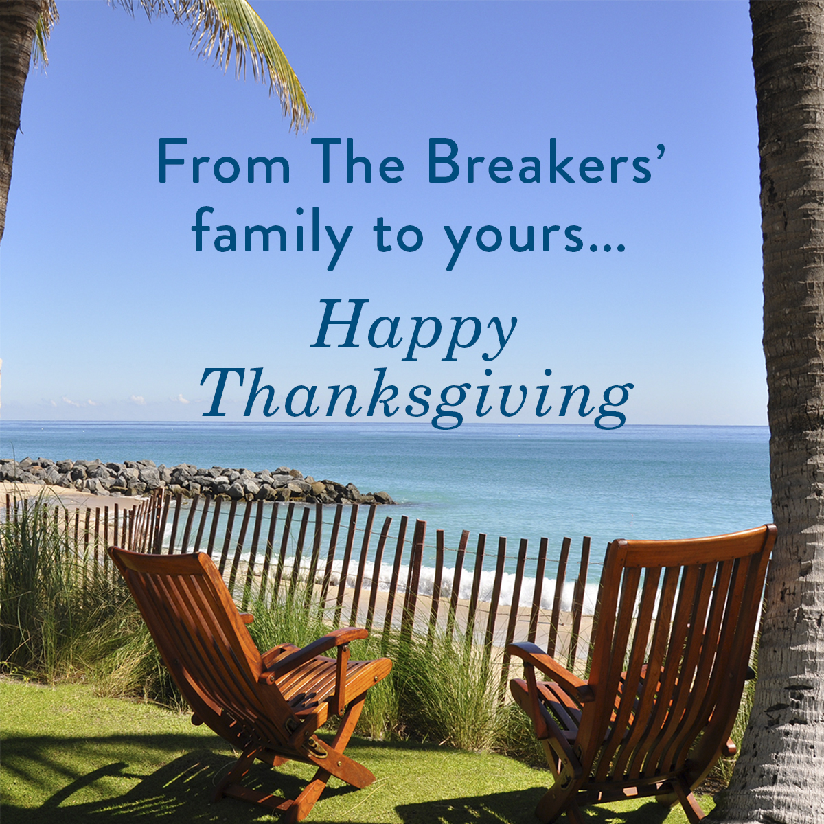 Thanksgiving at The Breakers Palm Beach