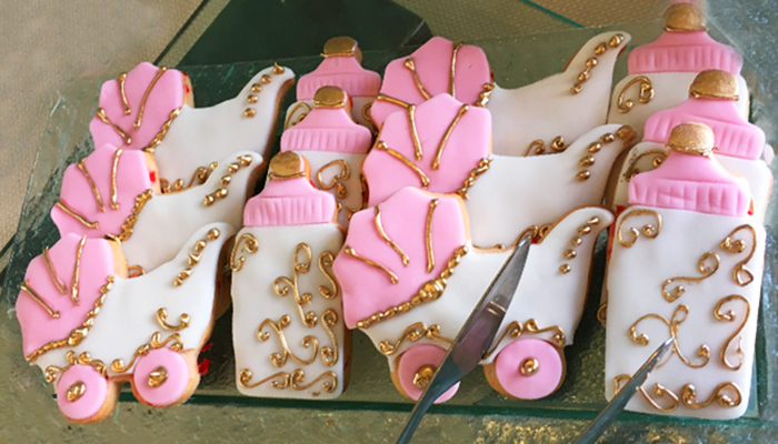 Baby Shower Bliss: Pink Cookies