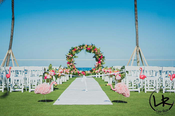 Palm Beach Inspired Wedding