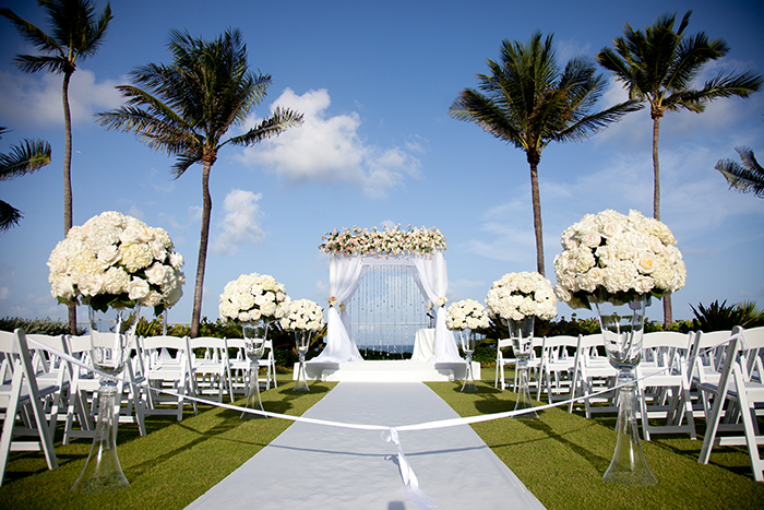 Palm Beach Inspired Wedding