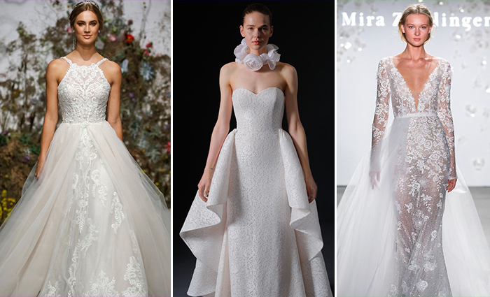 7 Gown Trends from Spring Bridal Fashion Week